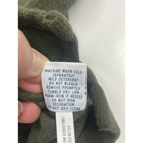 Polo Ralph Lauren 1/4 Zip Sweater Mens XXL Green Mock Neck Sweatshirt Preppy - Picture 10 of 13